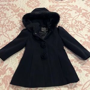 Rothschild Girl Navy Pea Coat